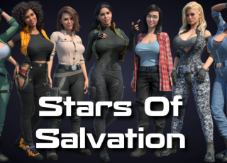 Stars Of Salvation - космо команда в составе одних блядей быстро оказали помощь твоим набухшим яйцам