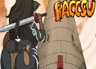Paccsu - девушка-монстр спасает мир подставляя под удар свою разбухшую пизду
